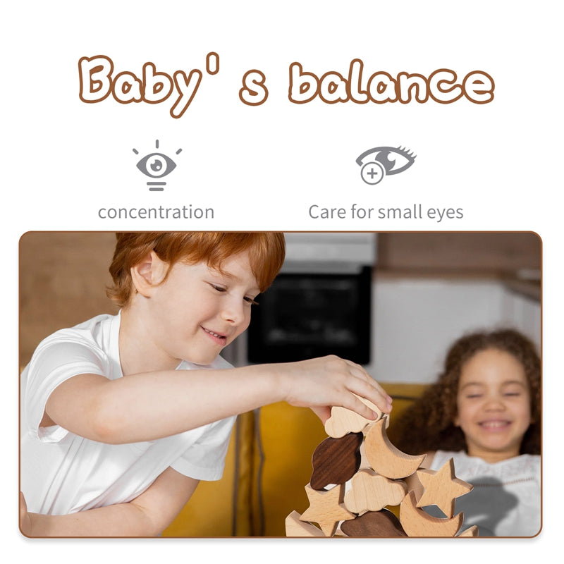 Wooden Balance Toy Blocks