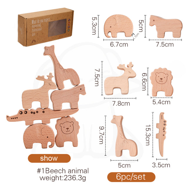 Wooden Balance Toy Blocks